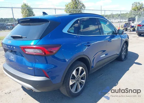 2023 Ford Escape Platinum z USA, uszkodzony, nr VIN 1FMCU9JZ7PUA07612